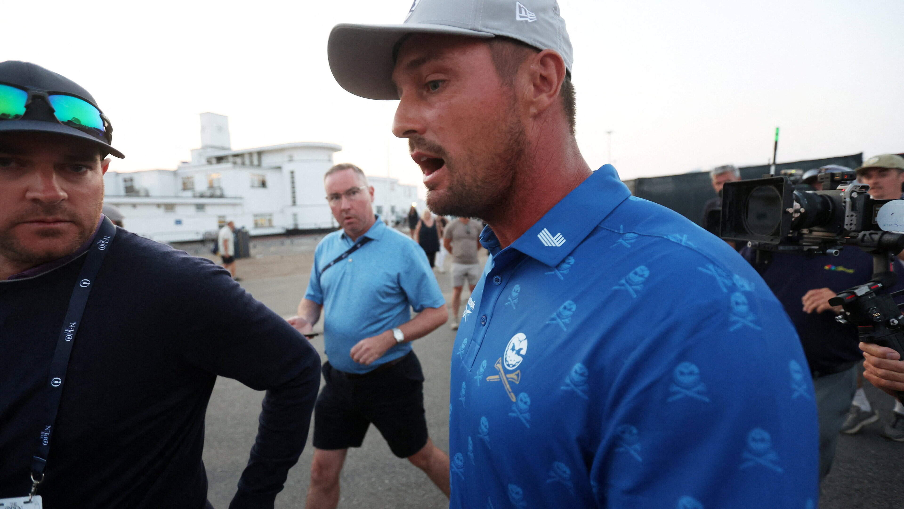 DeChambeau Penalized But Continues In The Open