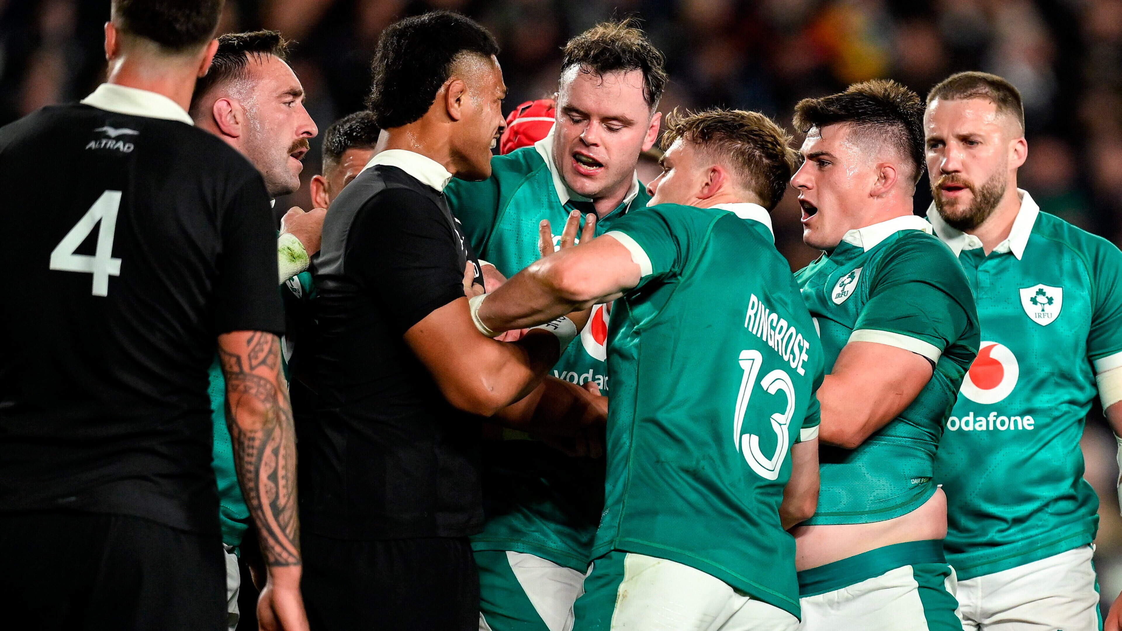 New Zealand Defeats Ireland in Auckland Clash