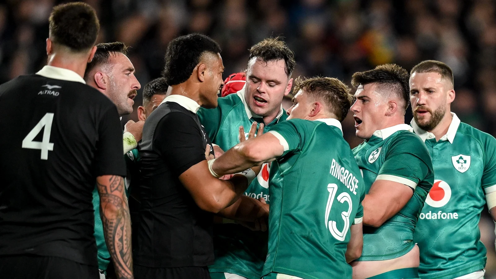All Blacks defeat Ireland 40-21 in Championship