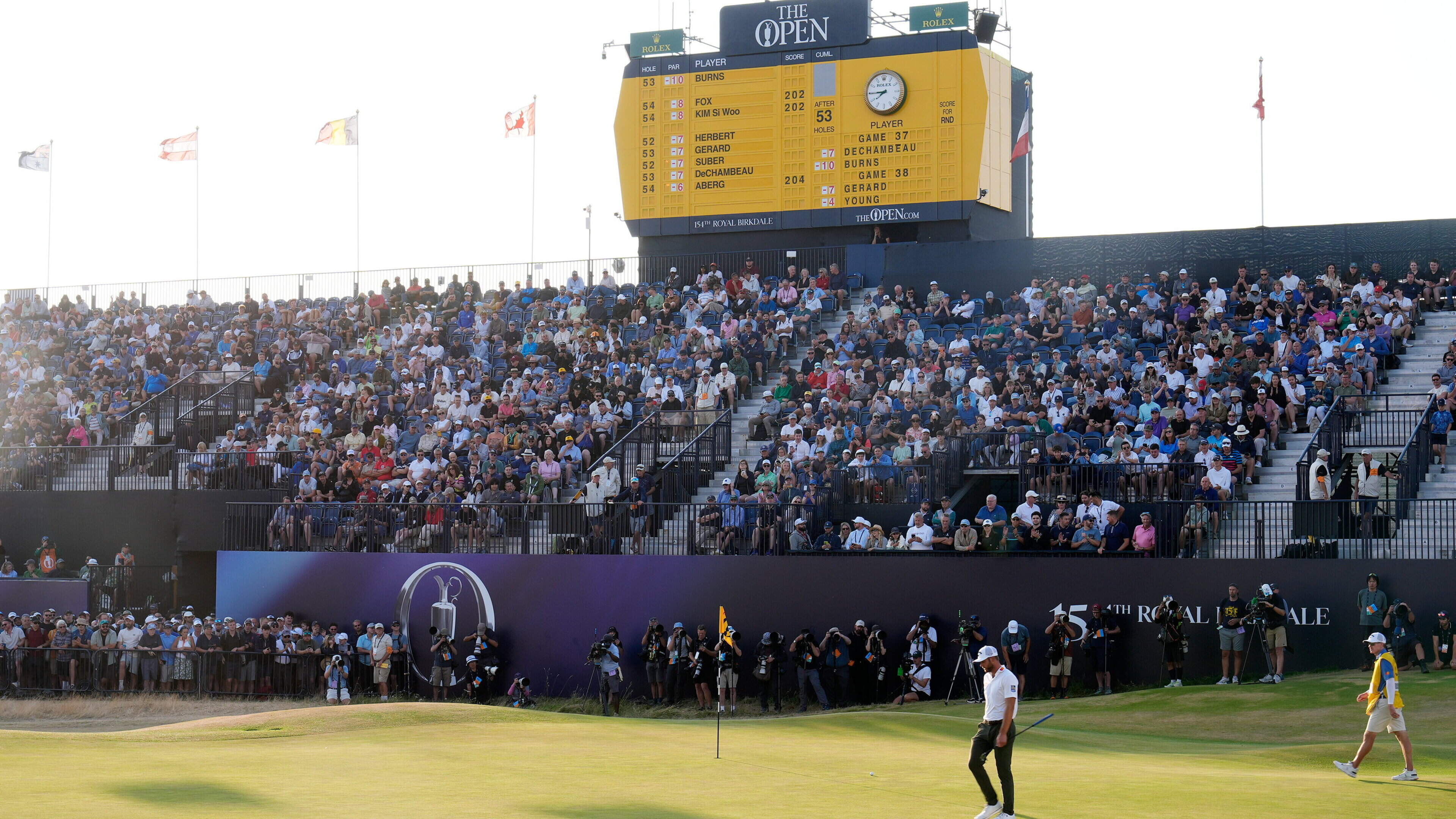 Sam Burns Leads Final Day of The Open Championship