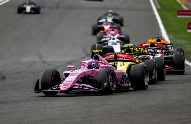 Alex Dunne finishes fourth in F2 Feature Race