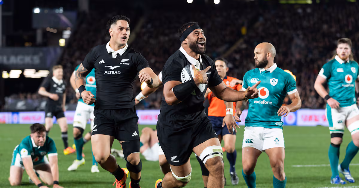 Ireland loses to New Zealand in Nations Championship