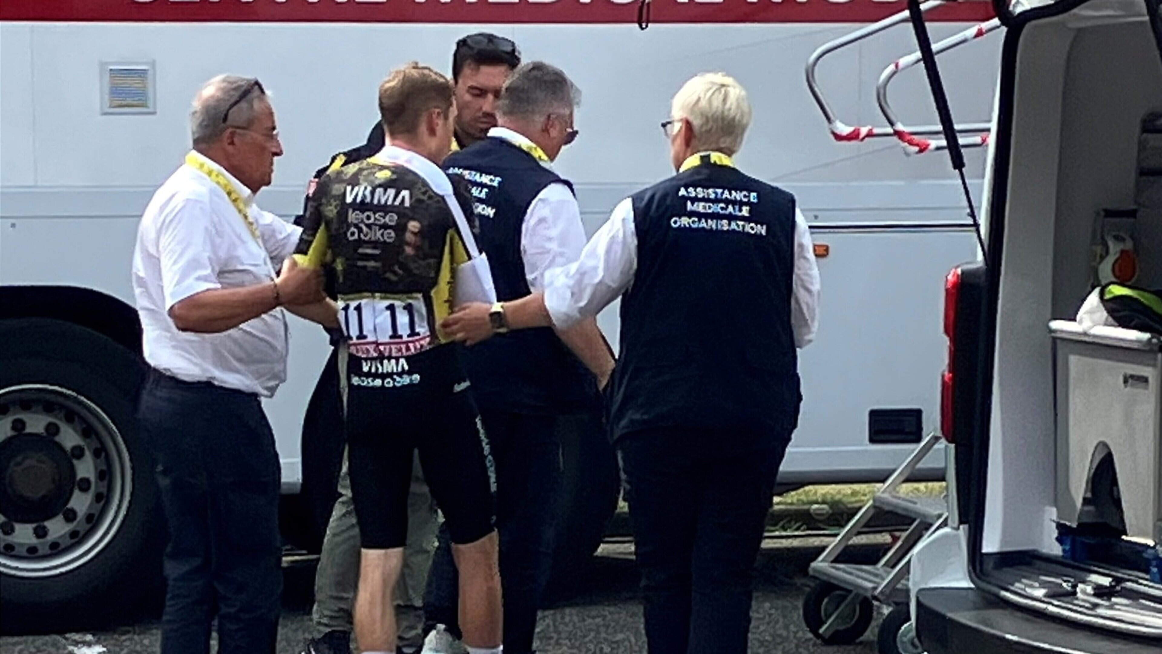 Vingegaard crashes out of Tour de France