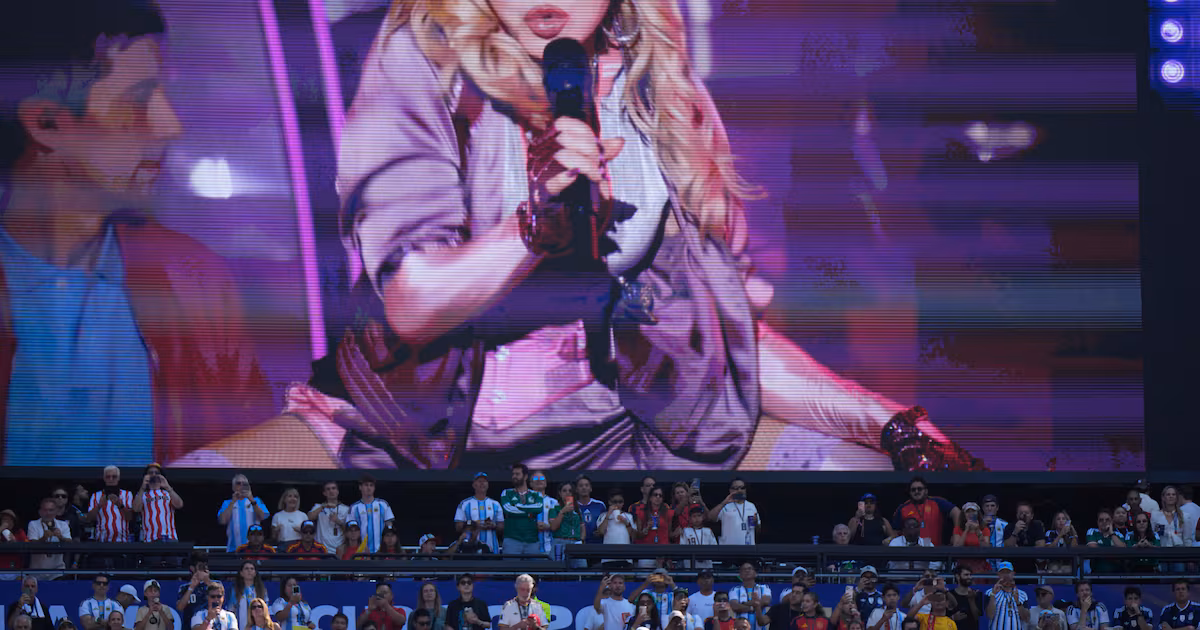 Madonna and Shakira star in World Cup half-time show