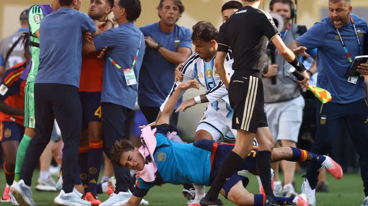 World Cup final ends in chaos after Spain triumph