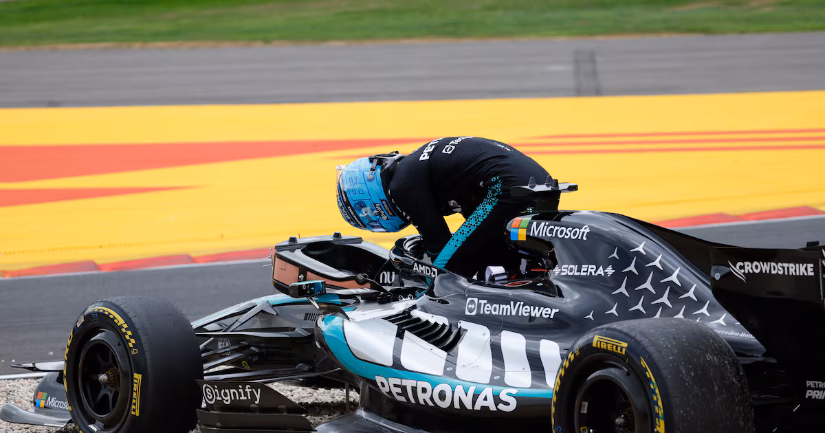 George Russell rants after Belgian GP retirement