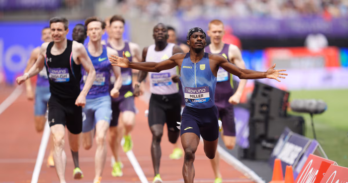 Mark English finishes second at London Diamond League