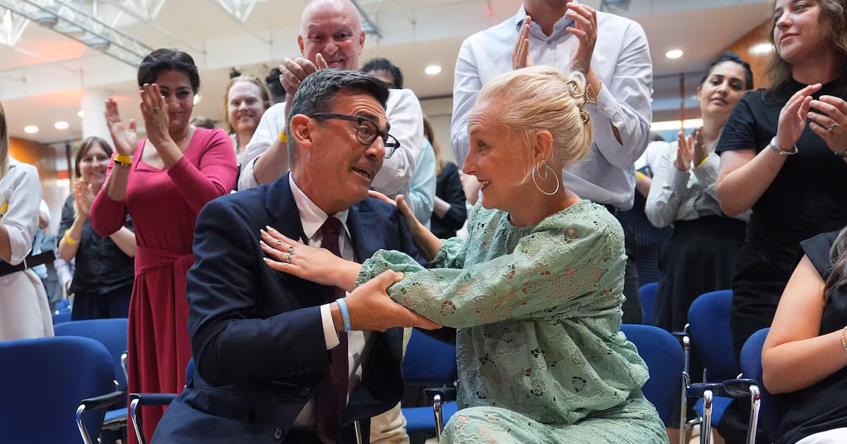 Andy Burnham's wife Marie-France van Heel revealed