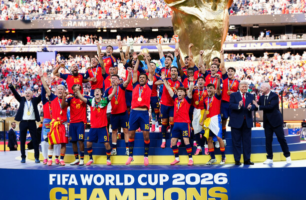 Trump Presents World Cup Trophy to Spain