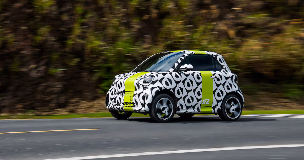 Smart #2 Electric City Car Testing Before Debut