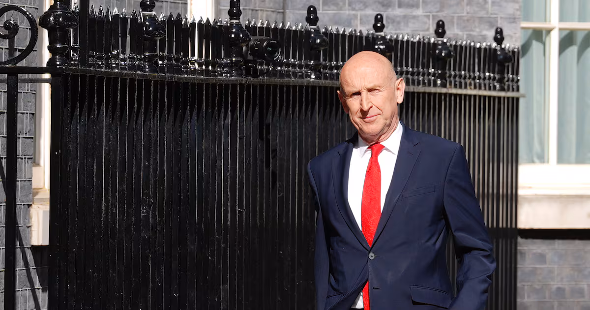 John Healey appointed Chancellor in Cabinet reshuffle