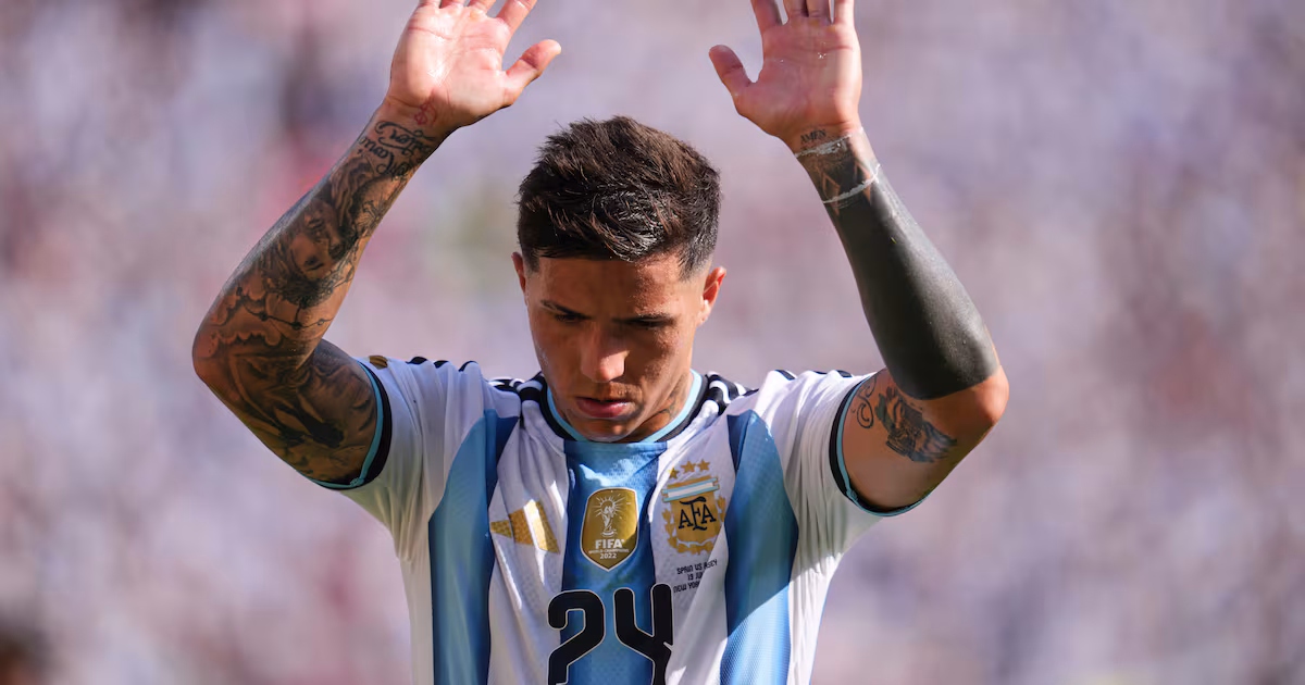 Enzo Fernandez vows to support Argentina after loss