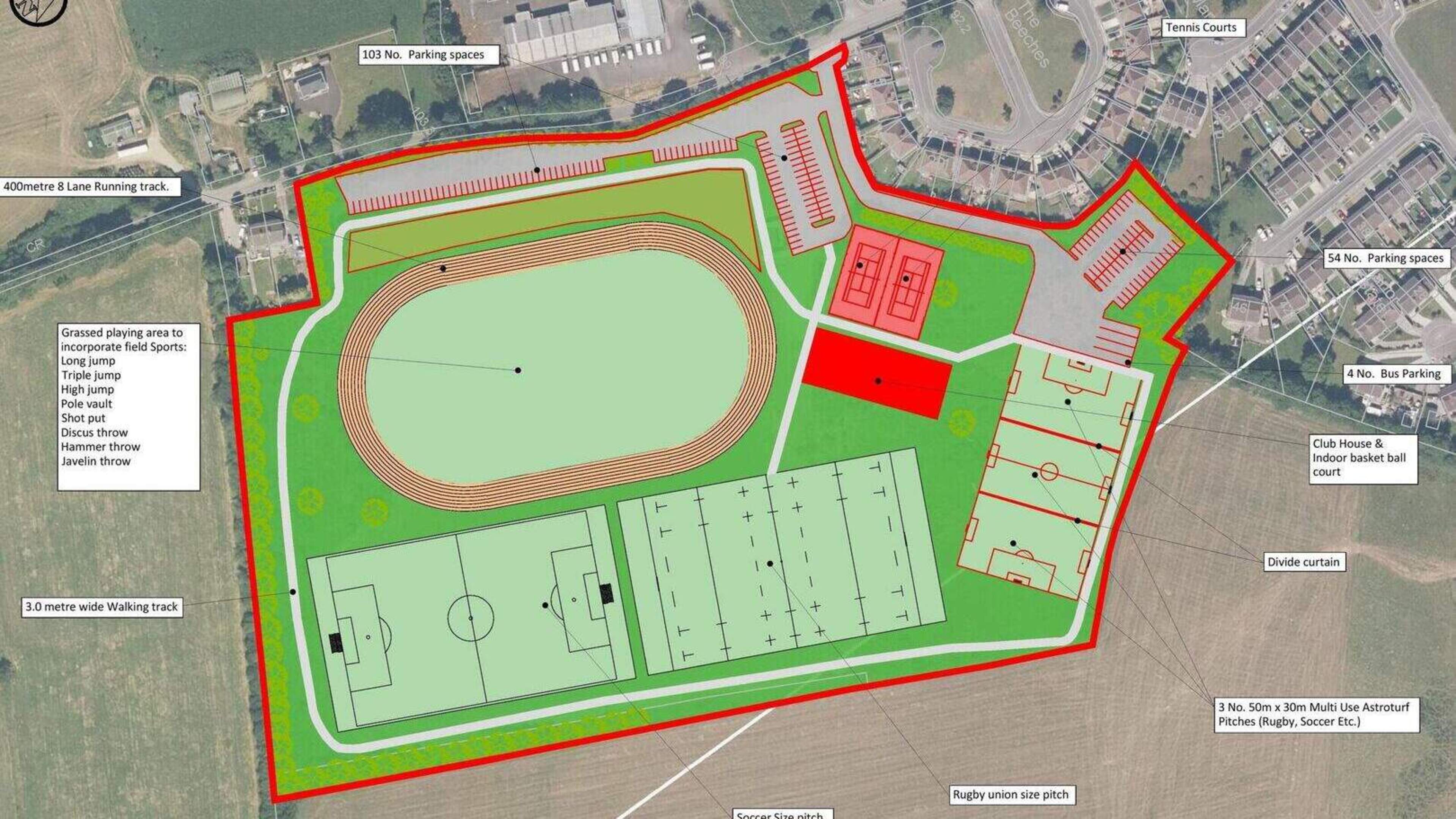 Mallow Athletics Track Project Advances in Cork