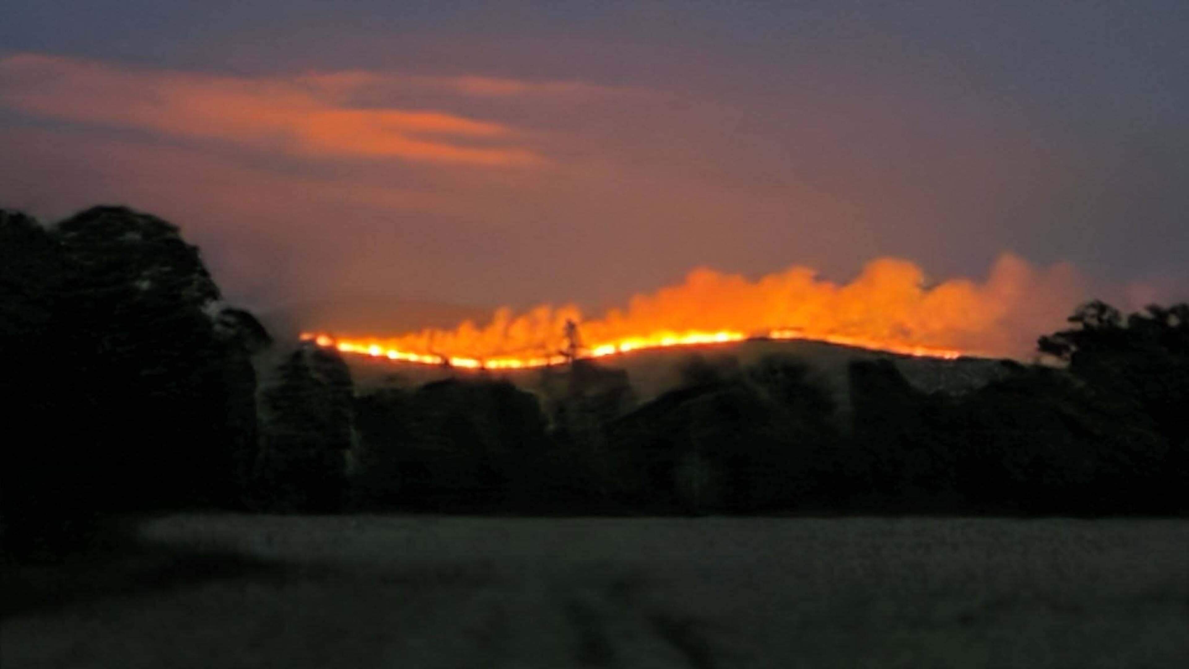 Fire Crews Manage Blaze on Slievenamon