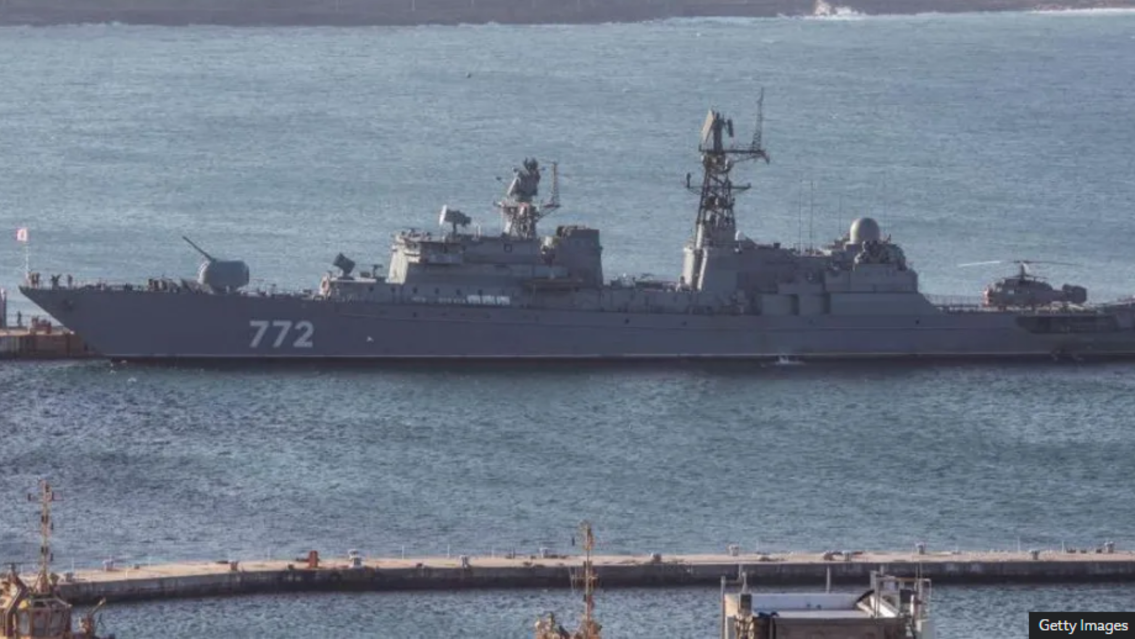 Russian Frigate Conducts Gunnery Exercise Near UK