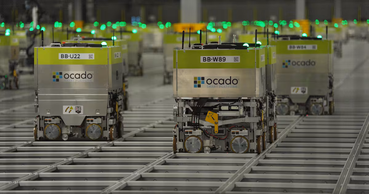 Ocado strikes deal for new robotic warehouse