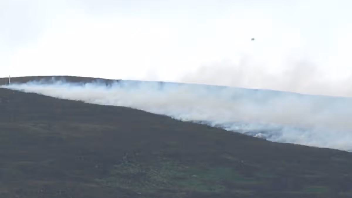Crews Battle Slievenamon Wildfire for Second Day