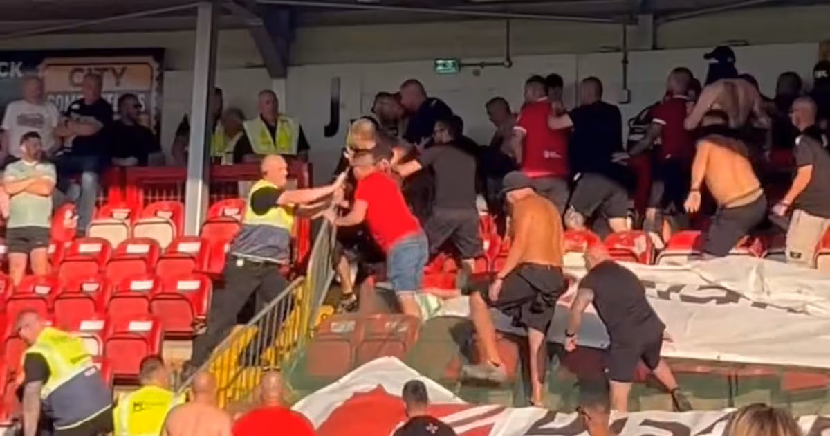 Derry City Steward Describes Football Hooligan Mayhem