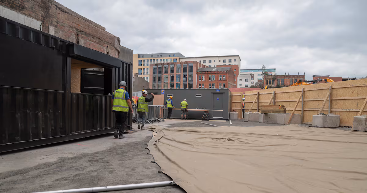 Belfast Fleadh: TG4 Marquee Construction Begins