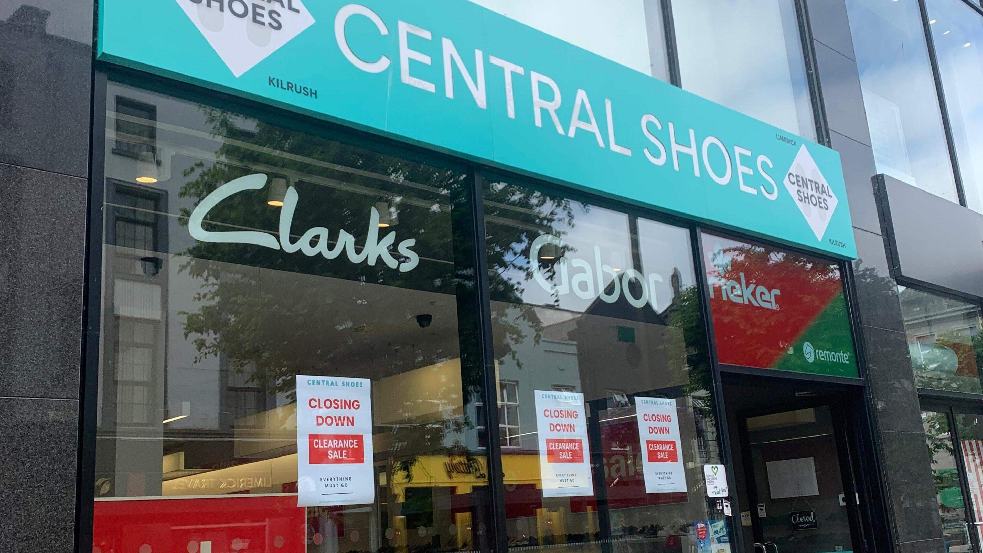 Central Shoes Closes Amid Retail Concerns in Limerick