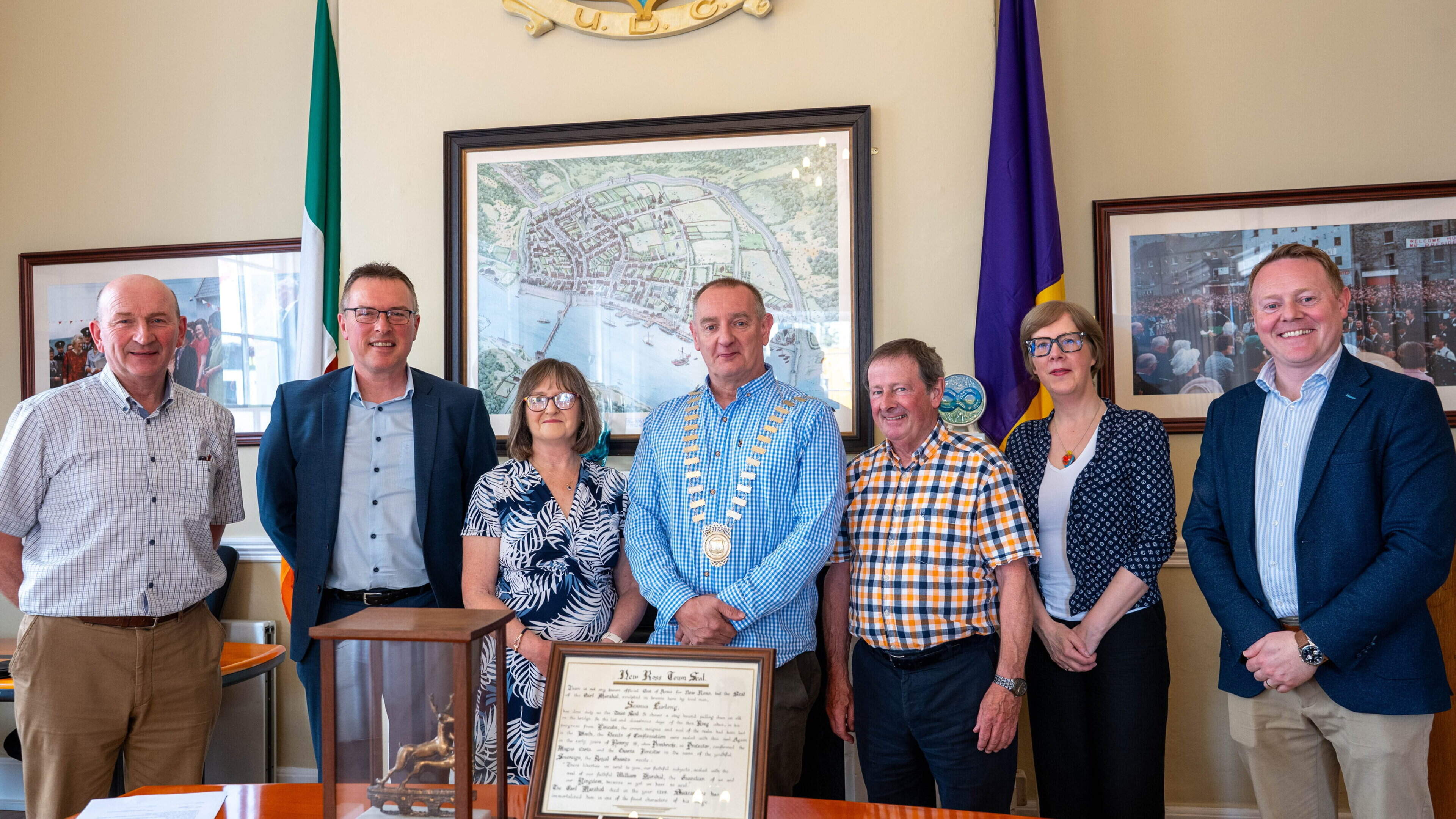 Bronze Sculpture Donated to Wexford County Archive