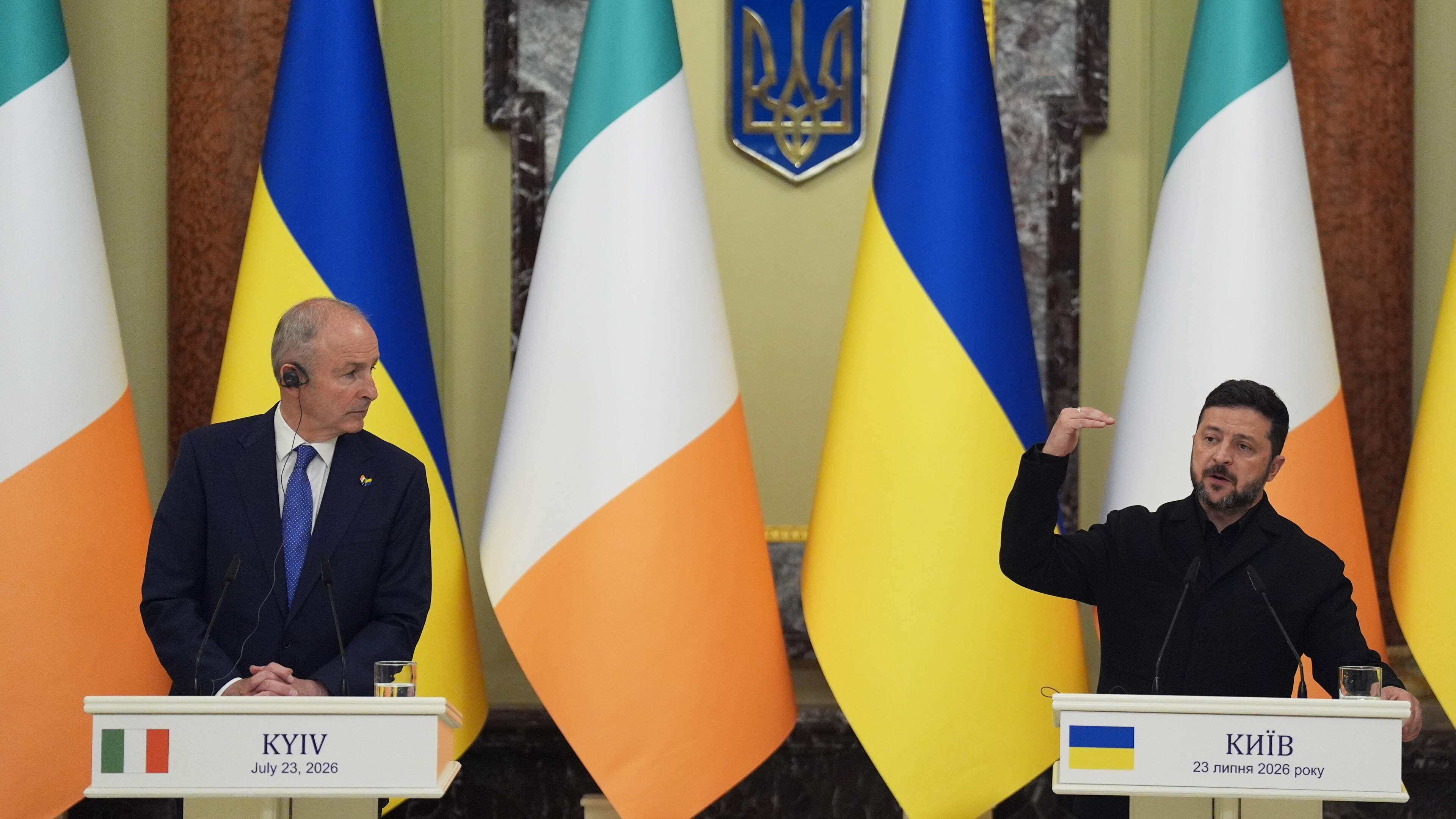 Ireland Supports Ukraine Amid Military Leadership Changes
