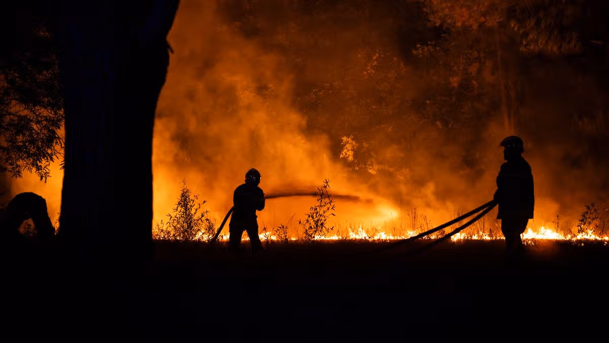 Wildfire in France kills two firefighters