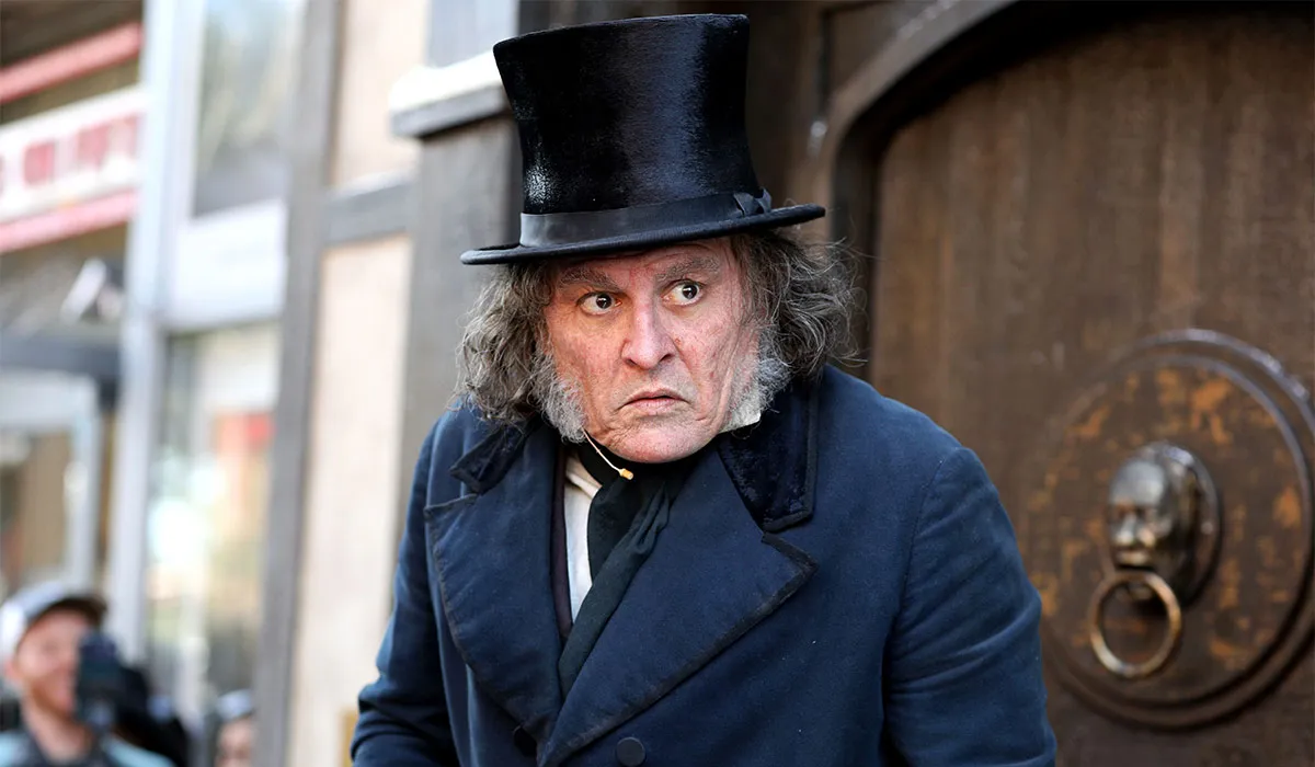 Johnny Depp Unrecognisable as Ebenezer Scrooge