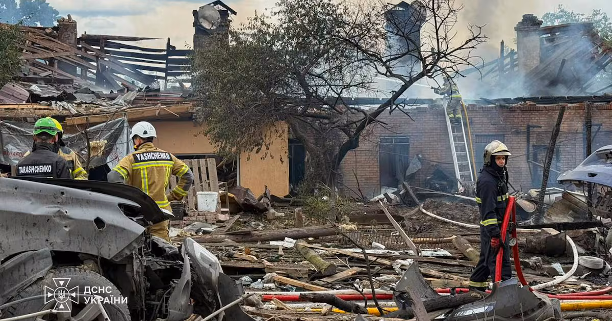 Russian Missile Strike Near Kyiv Kills 10