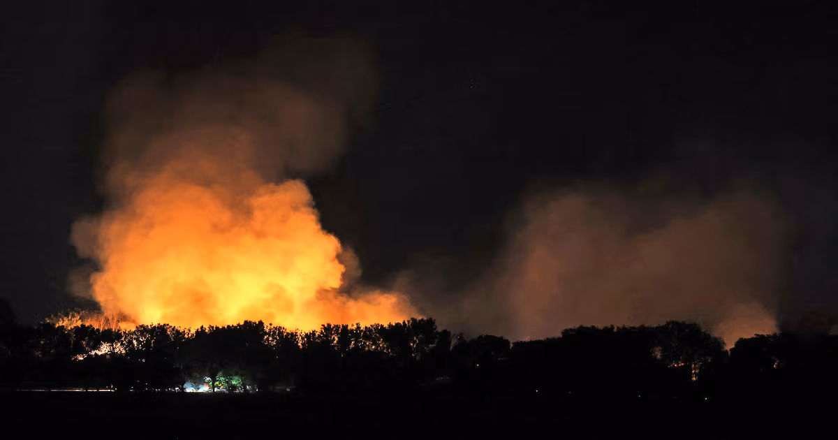 Firefighters Tackle Essex Industrial Blaze Into Weekend