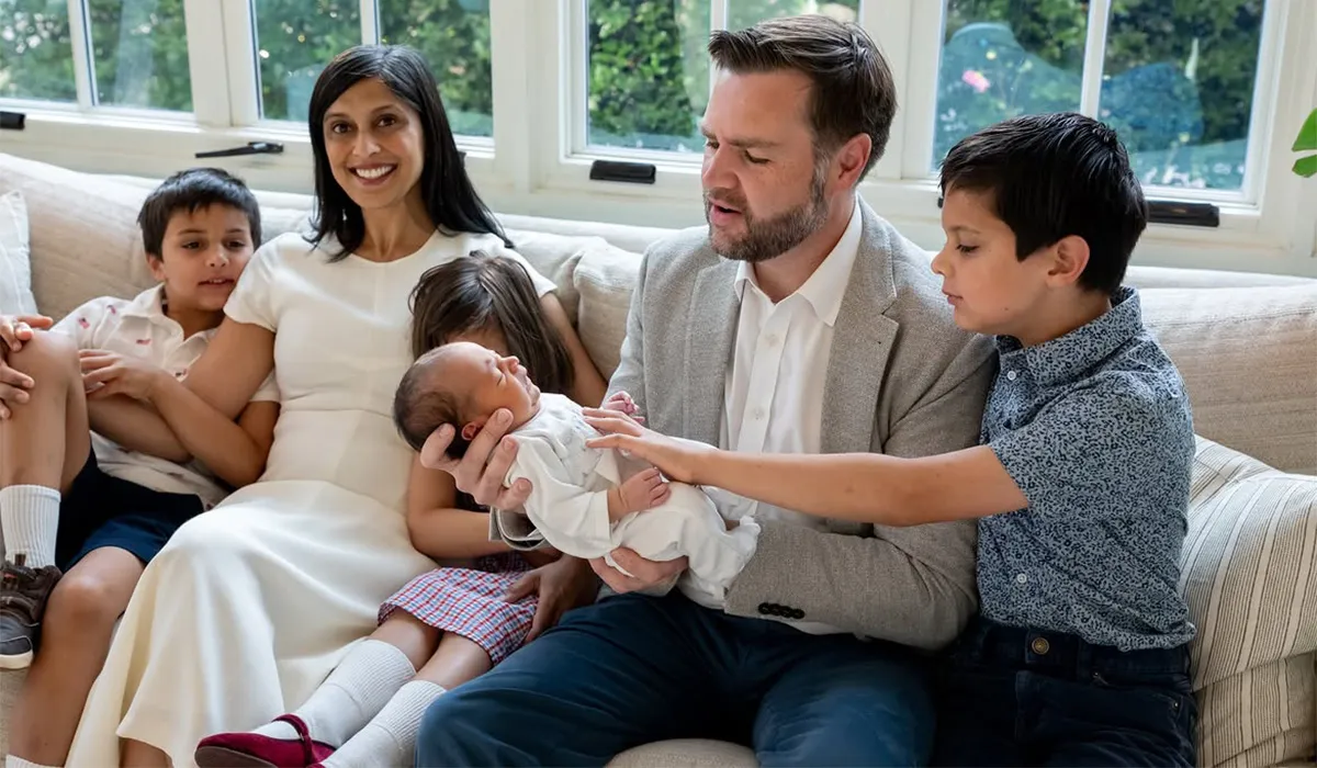 Usha and JD Vance welcome fourth child