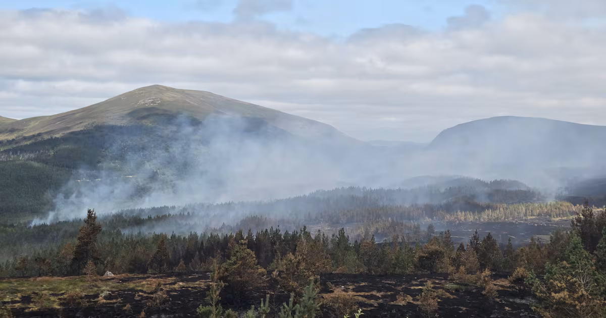Cairngorms Wildfire Leads to Evacuations