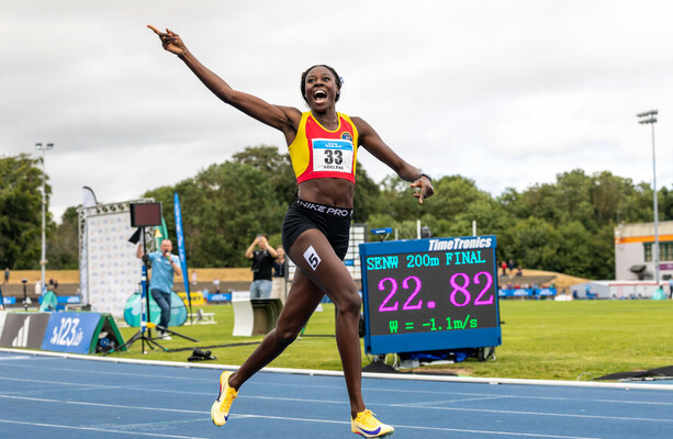 Adeleke Wins 200m at National Championships