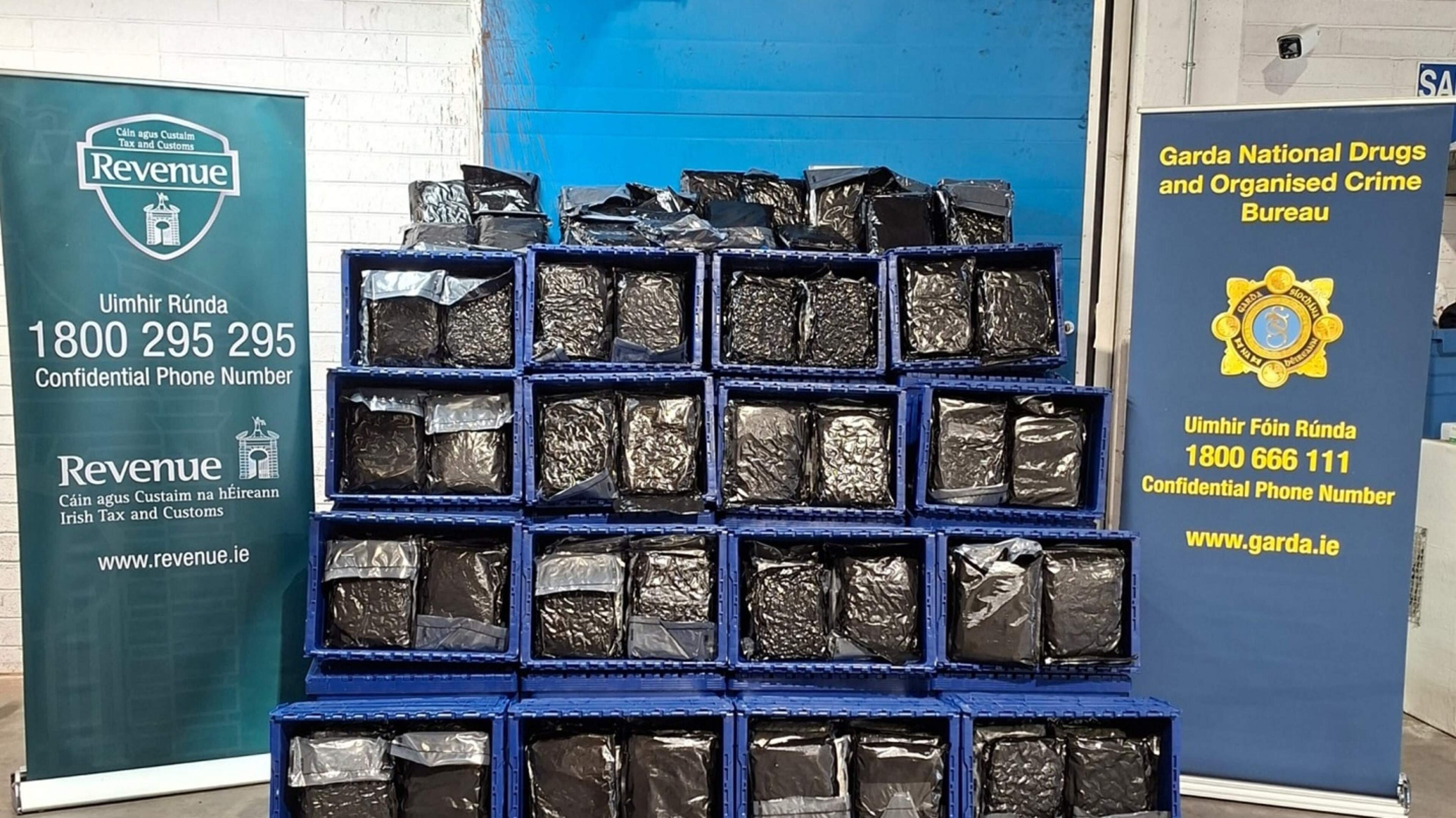 400kg Cannabis Seized at Dublin Port