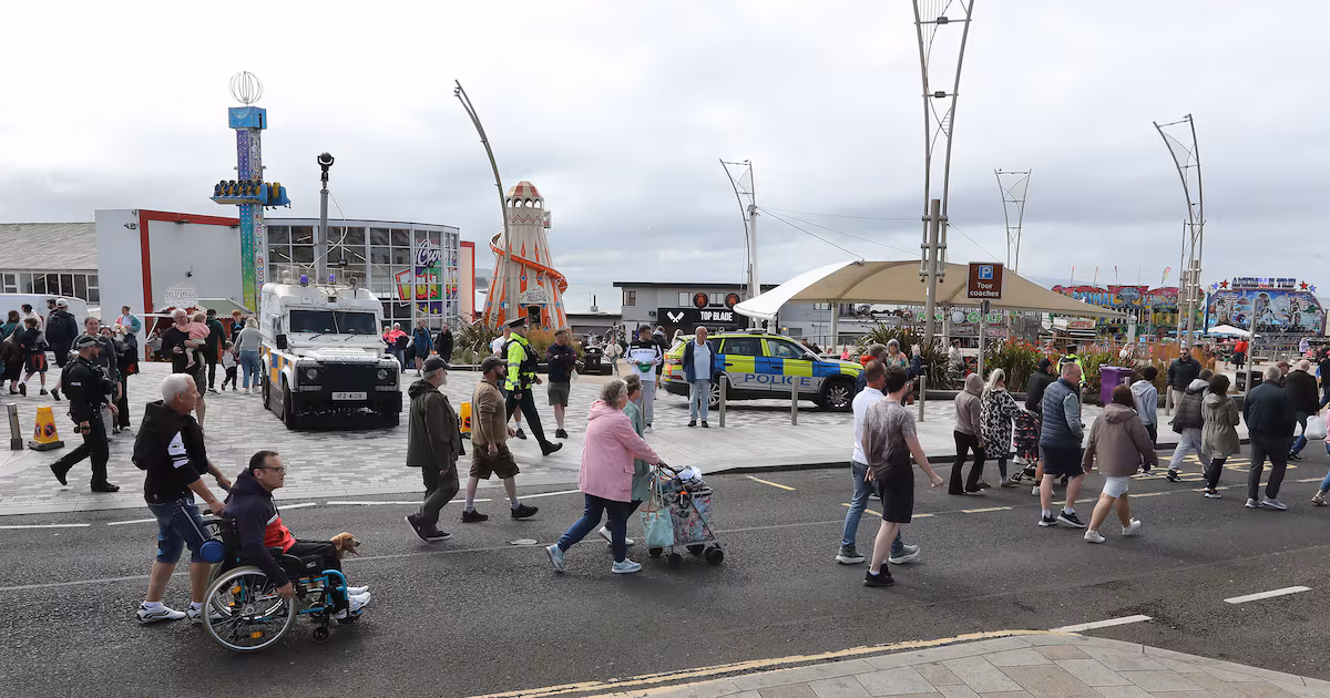 Small anti-immigration rally in Portrush