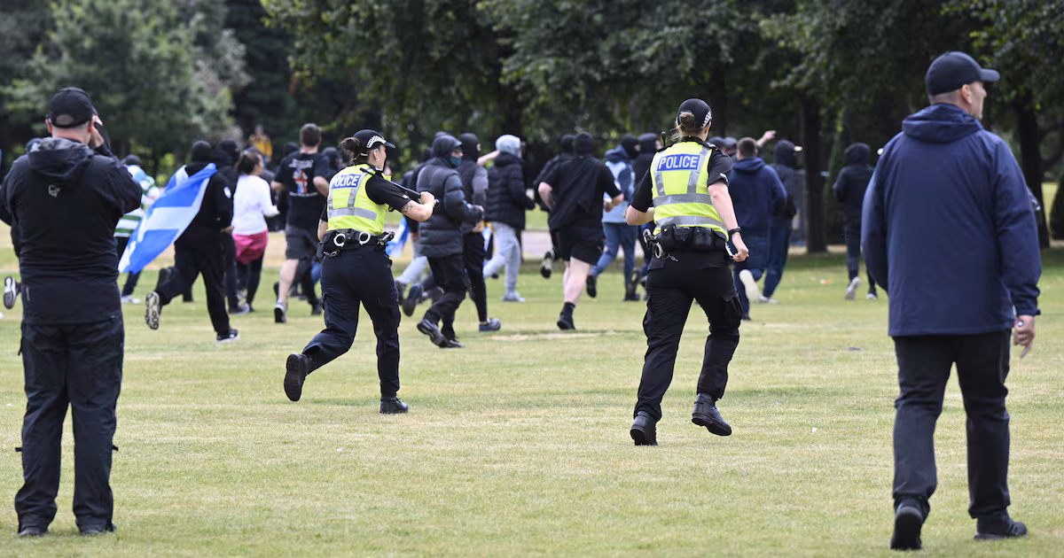 Police Investigate Violence at Glasgow Protest