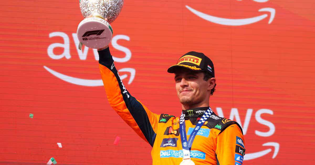 Lando Norris wins first race of the season