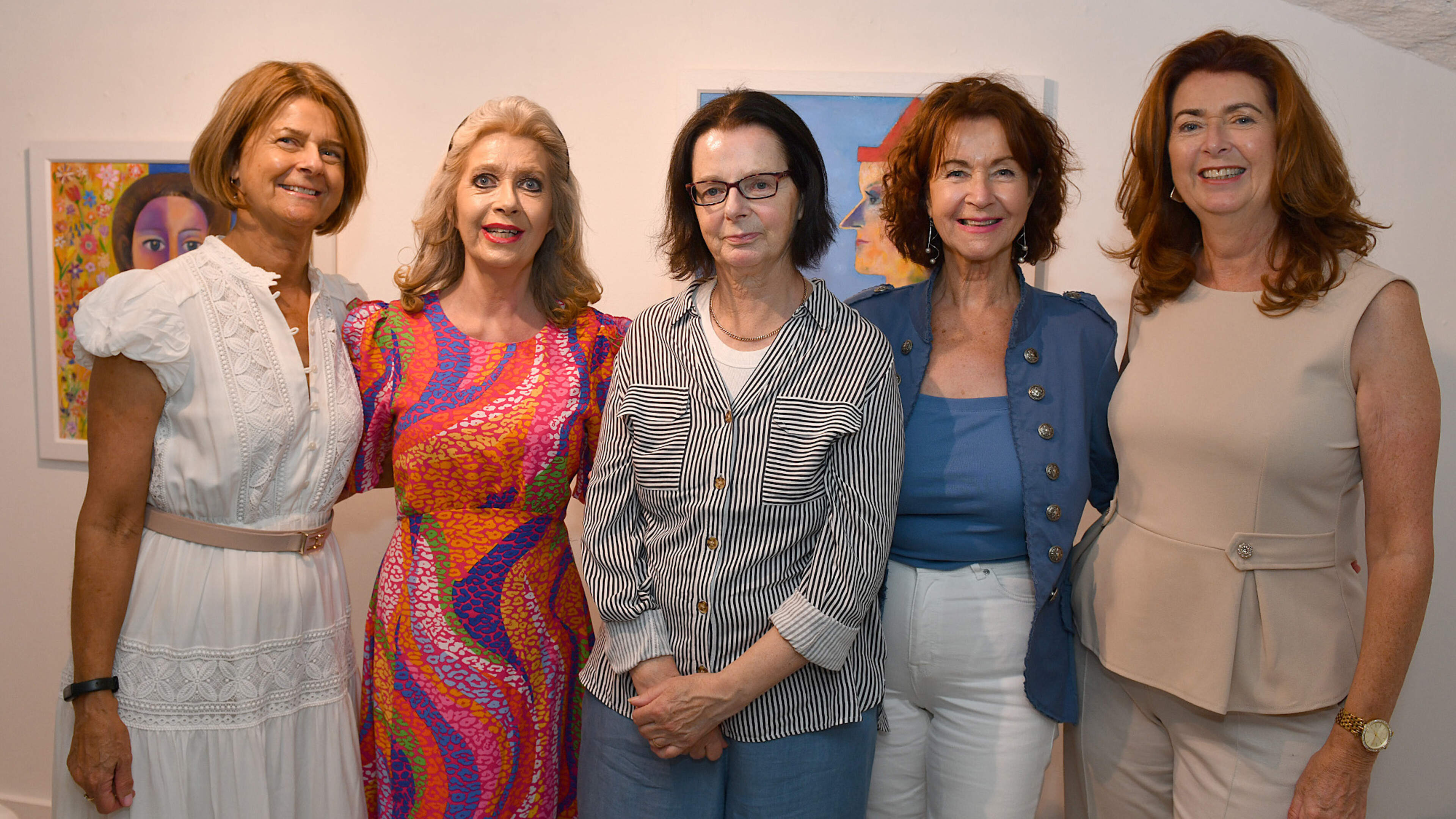 Olive Eustace Opens Art Exhibition in Dundalk