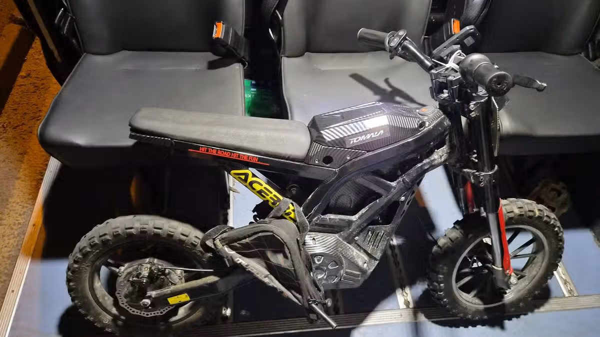 Gardaí seize scrambler from underage driver