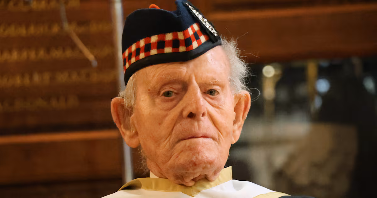 Funeral of Scottish D-Day Veteran Jim Glennie