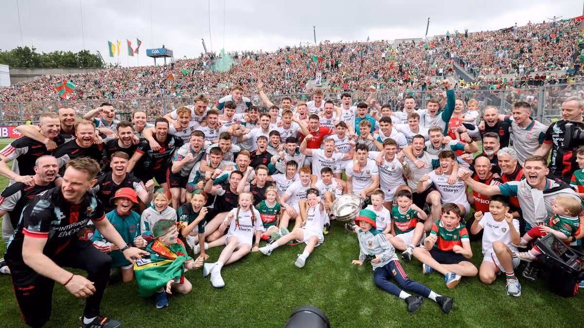 Mayo Celebrates All-Ireland Final Victory