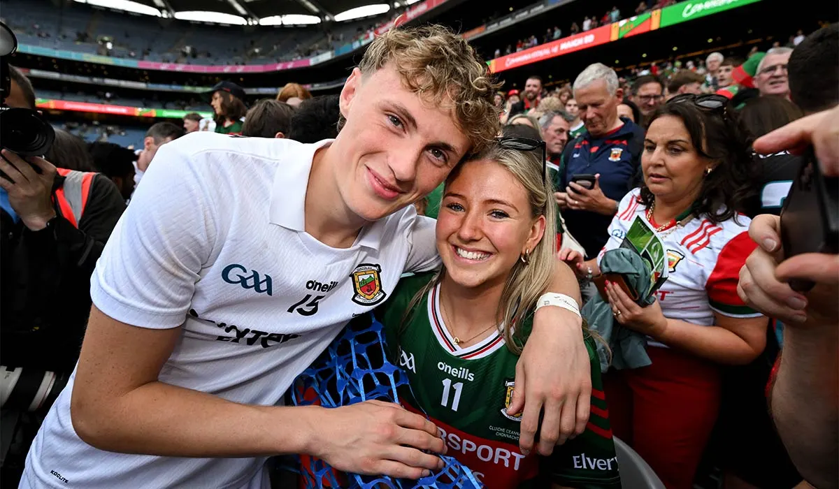 Kobe McDonald Celebrates All Ireland Win with Girlfriend