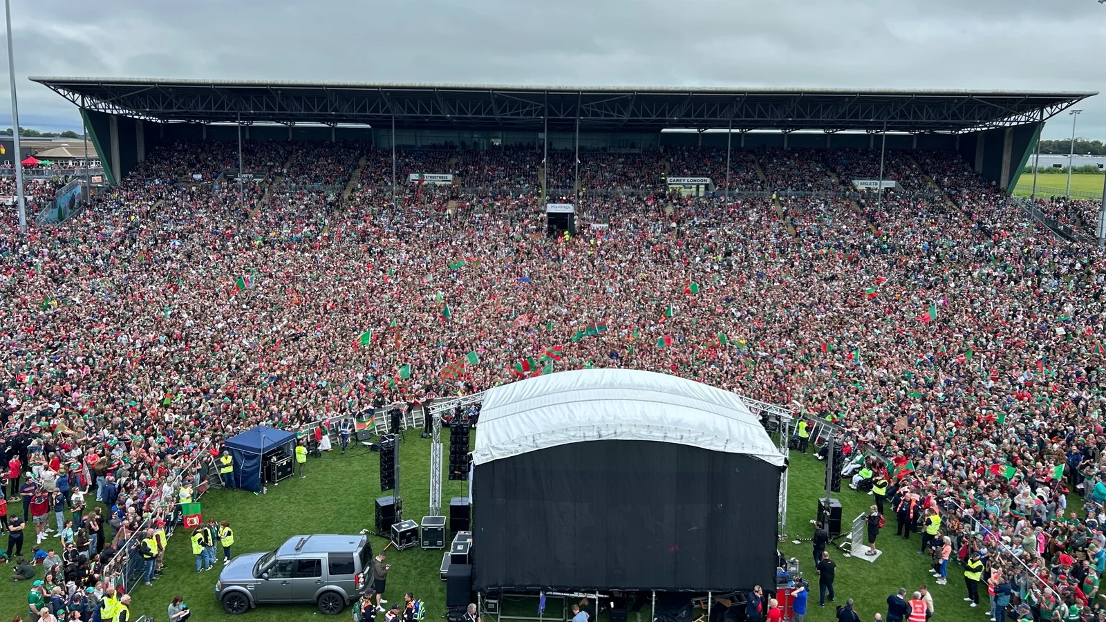 Mayo Fans Celebrate All-Ireland Victory