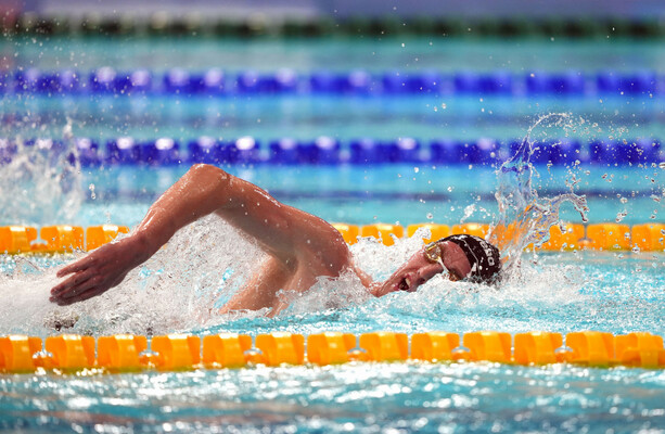 Daniel Wiffen finishes outside medals in 800m