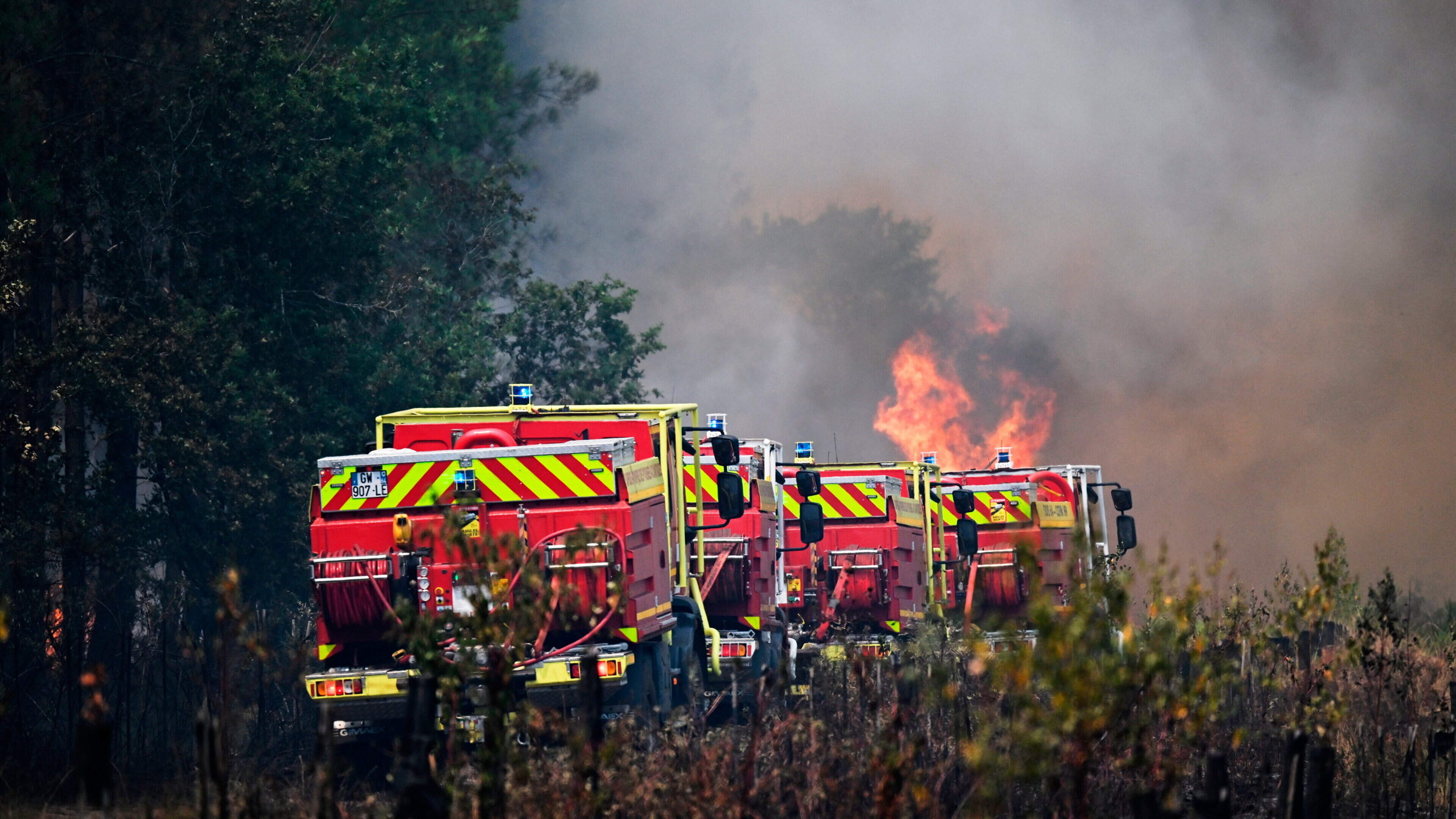 Wildfires Force Evacuations in Southern France