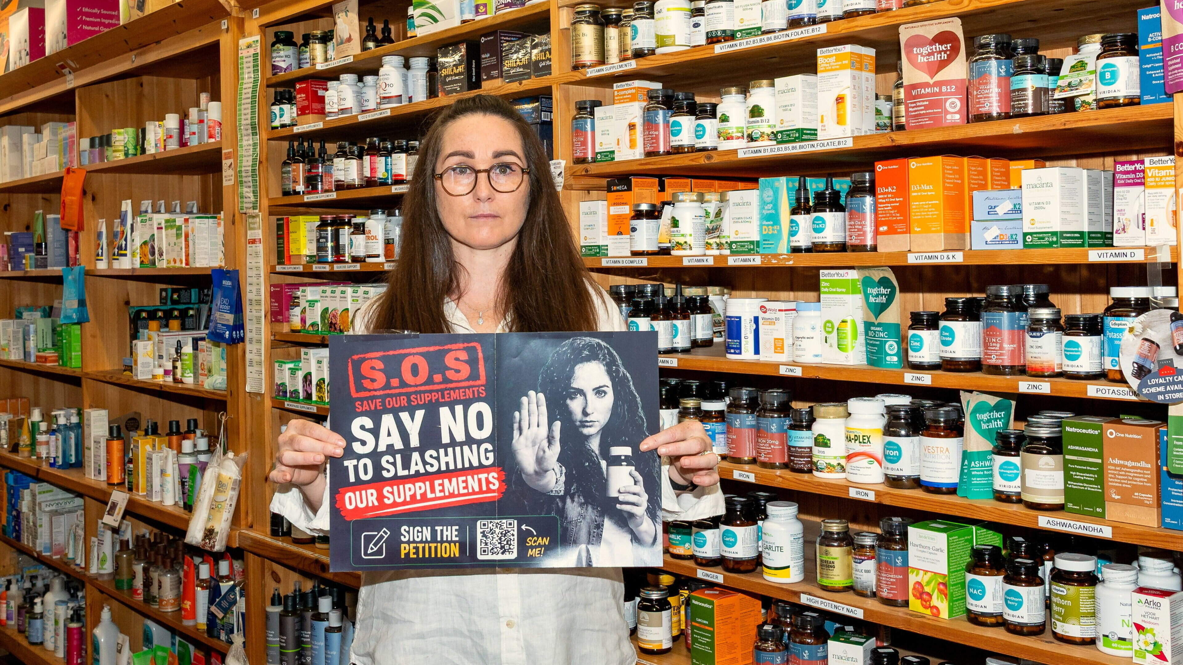 Health Shop Owner Opposes EU Supplement Regulations