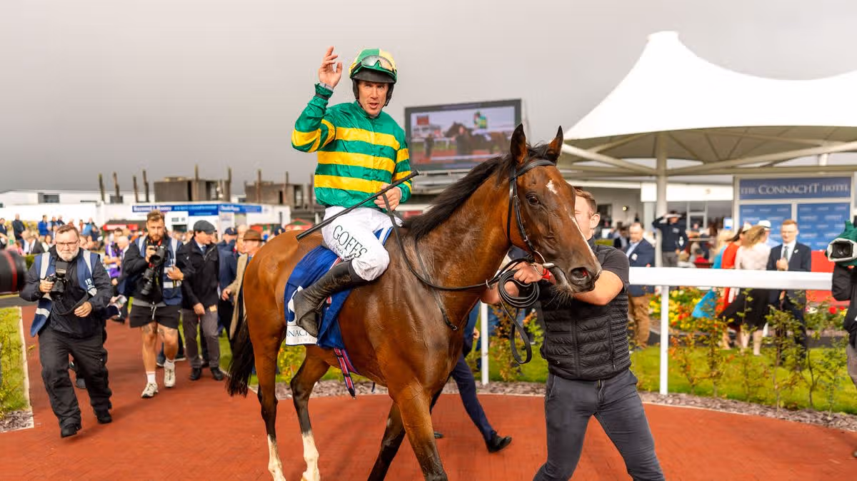 Irish Jockey Wins Prestigious Galway Races Feature