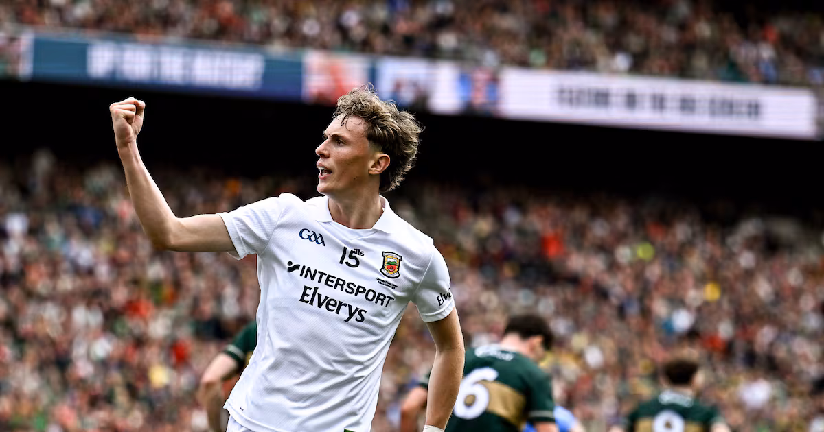Paddy Tally Celebrates Mayo's All-Ireland Victory