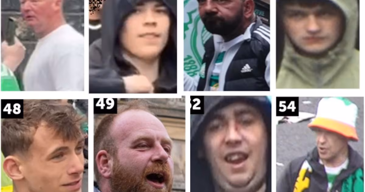 Police Release Images in Celtic Fan Disorder Probe