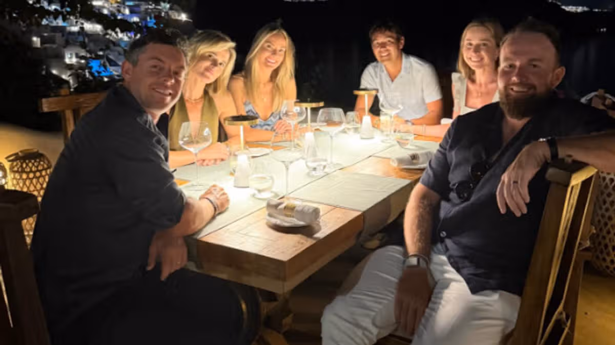 Lowry and McIlroy Enjoy Holiday in Greece
